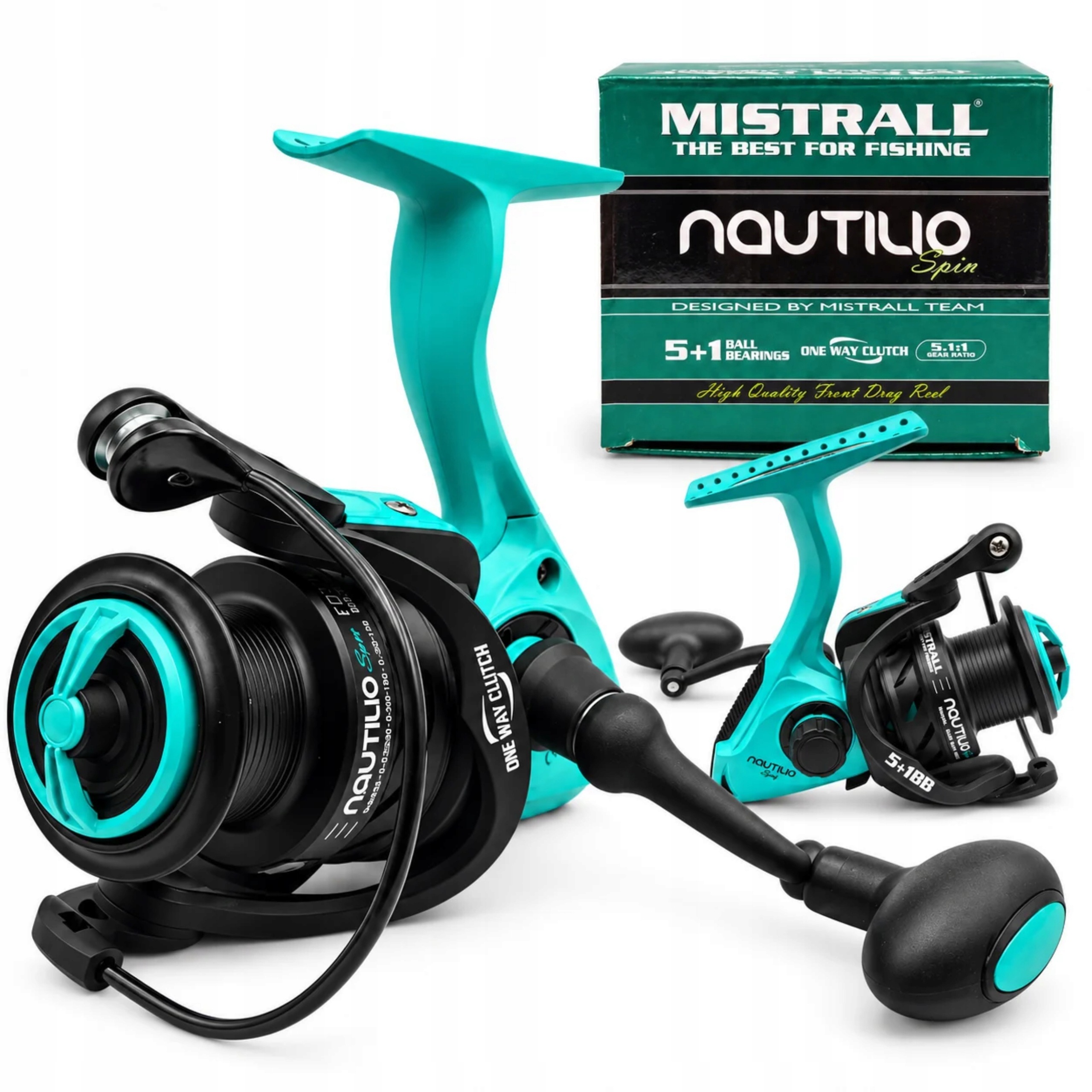 Kołowrotek Spinningowy Mistrall Nautilio Spin 4000 5+1BB 5,1:1