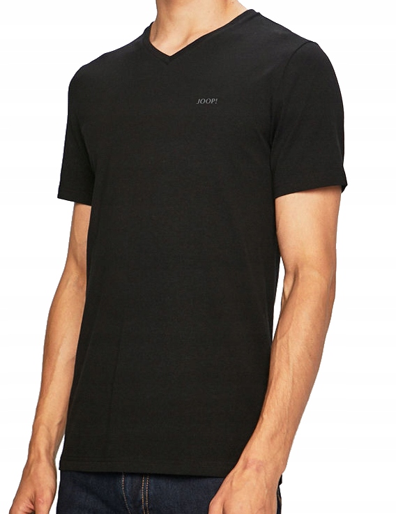 

Joop! V-Neck Czarny Oryginalny T-Shirt _ S