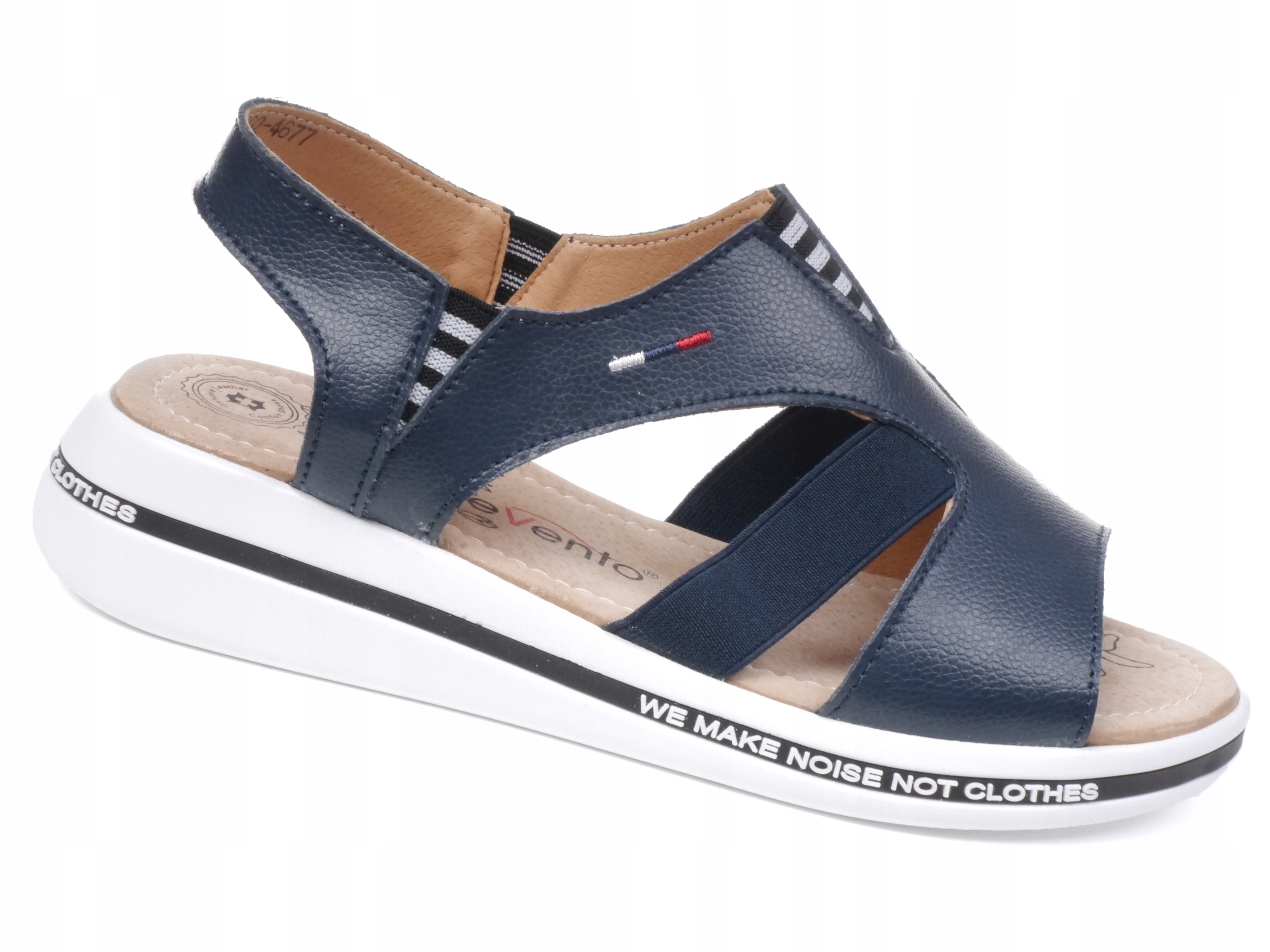 

Sandały damskie skórzane Evento 22SD32-4677 navy -