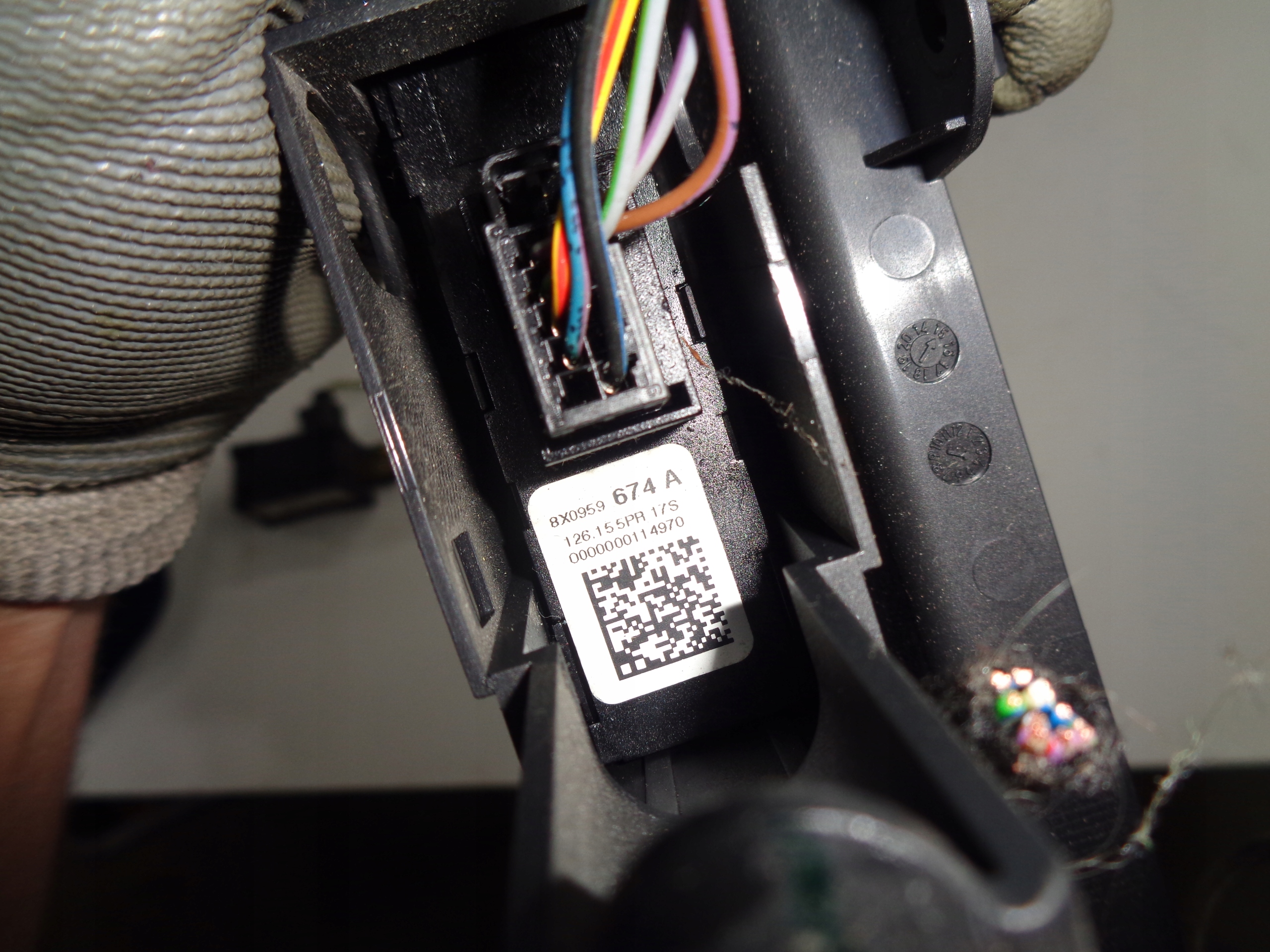 AUDI A1 8XPANEL PRZYCISKOW DU TABLEAU DE BORD
