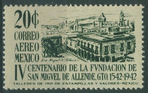 Mexico 20 cts. - 1942 r. Fundacion de San Miguel