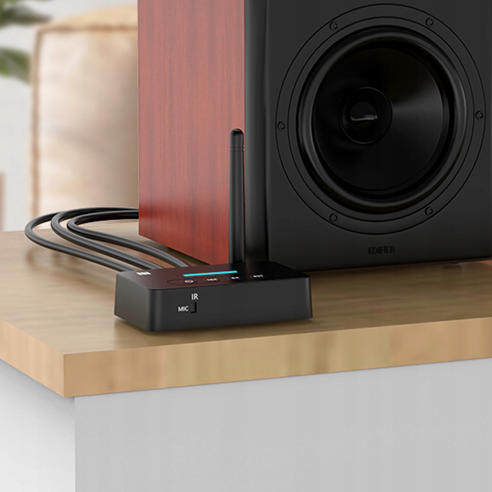 ADAPTERY AUDIO BLUETOOTH 5.1 STARY WZMACNIACZ OUDIO ODBIORNIK NFC 2 W 1 Marka Inna