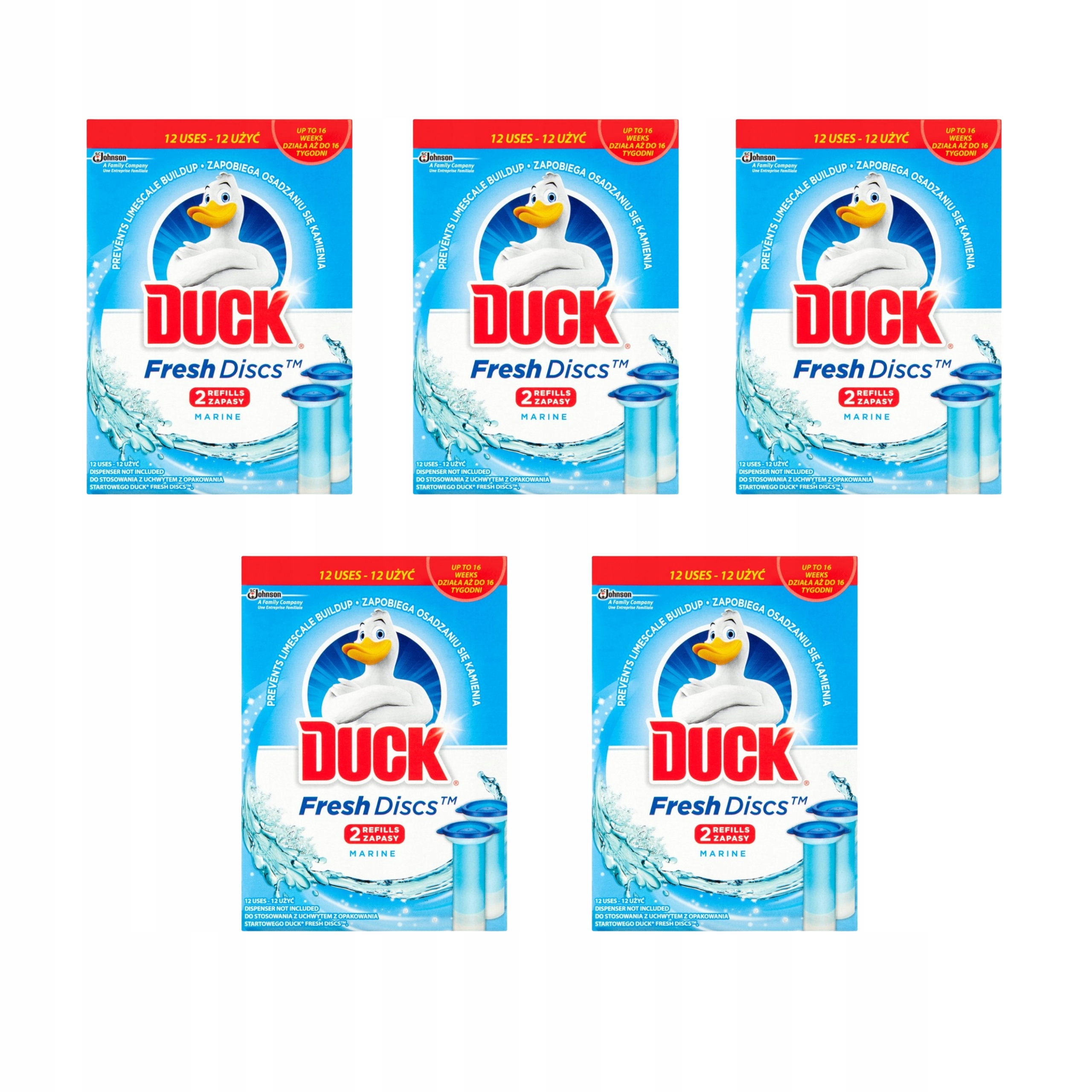 

Duck fresh discs krążki żelowe do Wc Morski