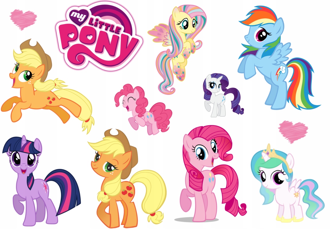 

Tatuaże Zmywalne Dla Dzieci Koniki My Little Pony