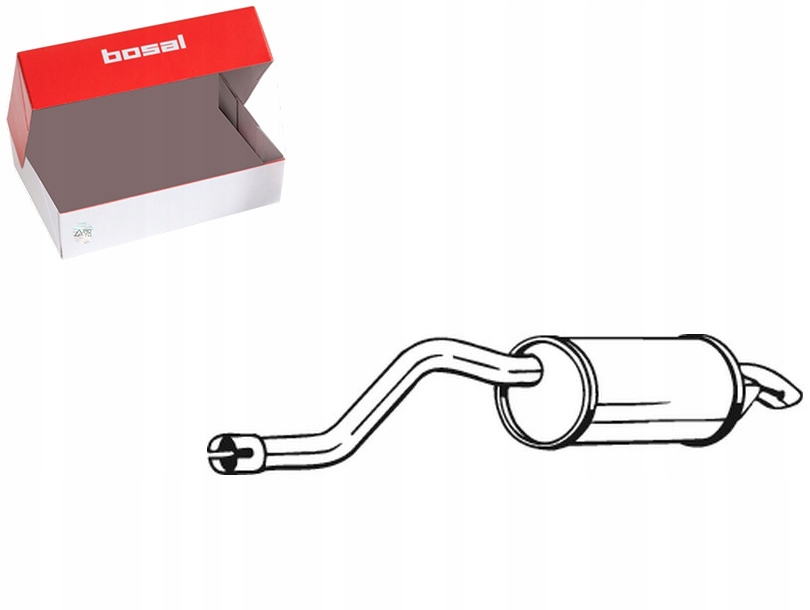 Tlmič Výfukového Systému Zadný Renault Twingo II 1.2 Asistent Kolízia #34