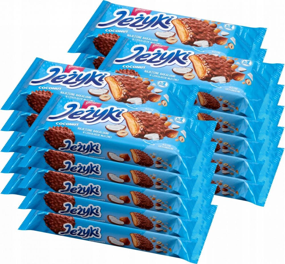 Ciastka kruche Jeżyki Kokosowe Goplana 140g x20