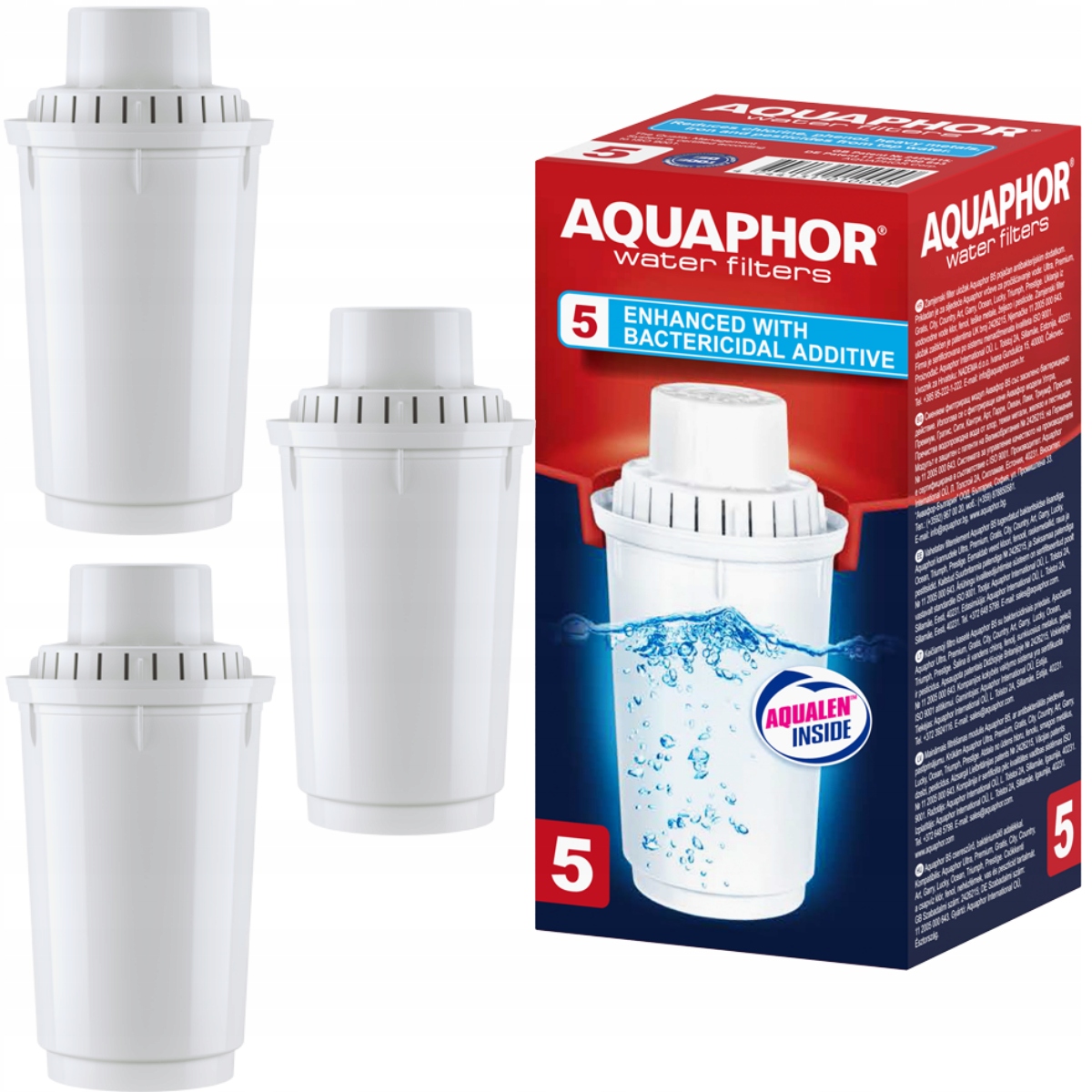 

3x Filtr do wody 300L Aquaphor wkład filtrujący B5
