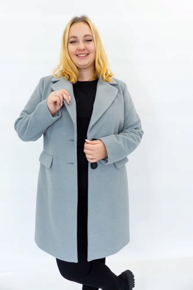 Dámská zimní bunda diplomatka s knoflíky popelavá 44