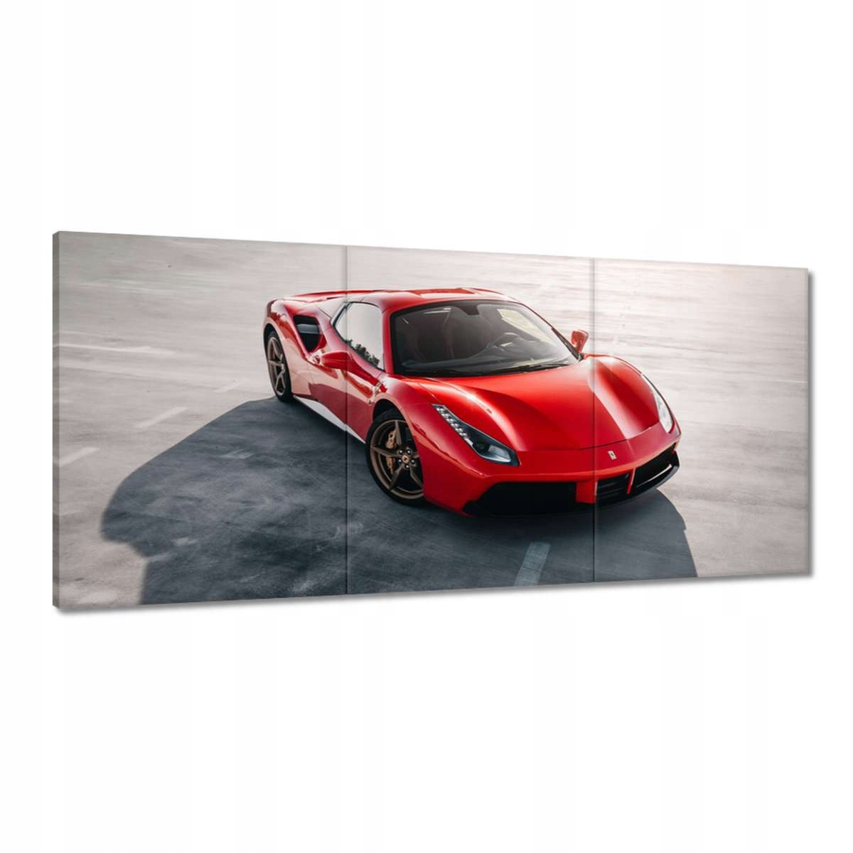 Obrazy 210x100 Červené Ferrari Raketa