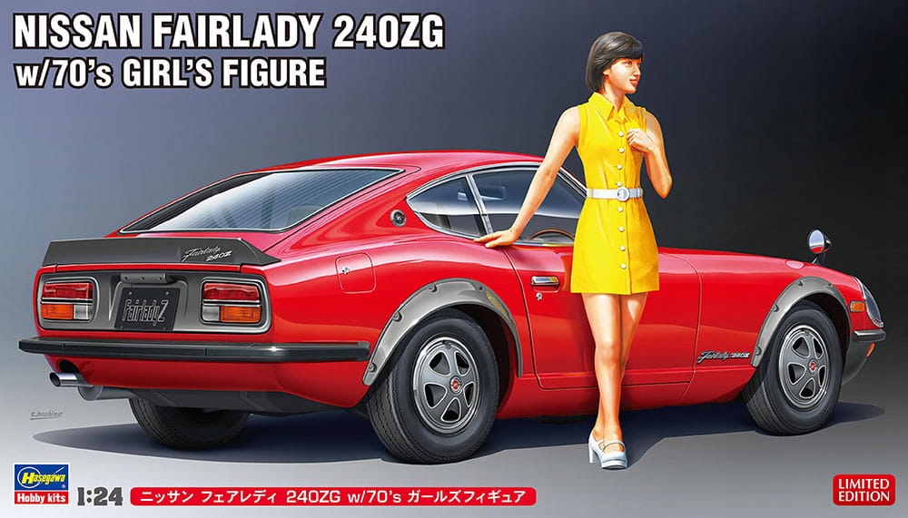 Nissan Fairlady 240ZG (s figurkou) 1:24 Hasegawa SP539