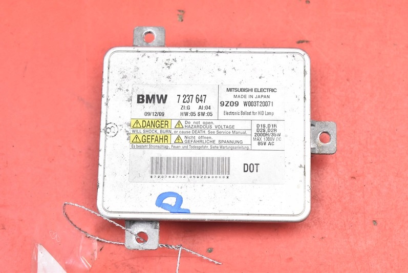 control unit XENON KSENON right 7237647 BMW E90 E91 08-13