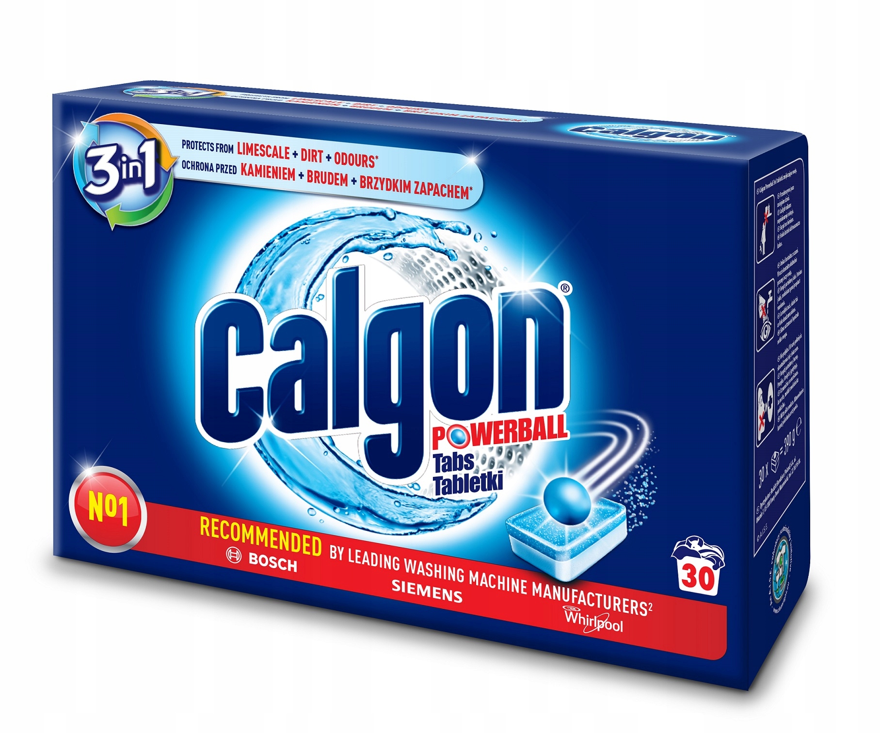 

Calgon 3w1 Tabletki Odkamieniacz do Pralki 30 szt