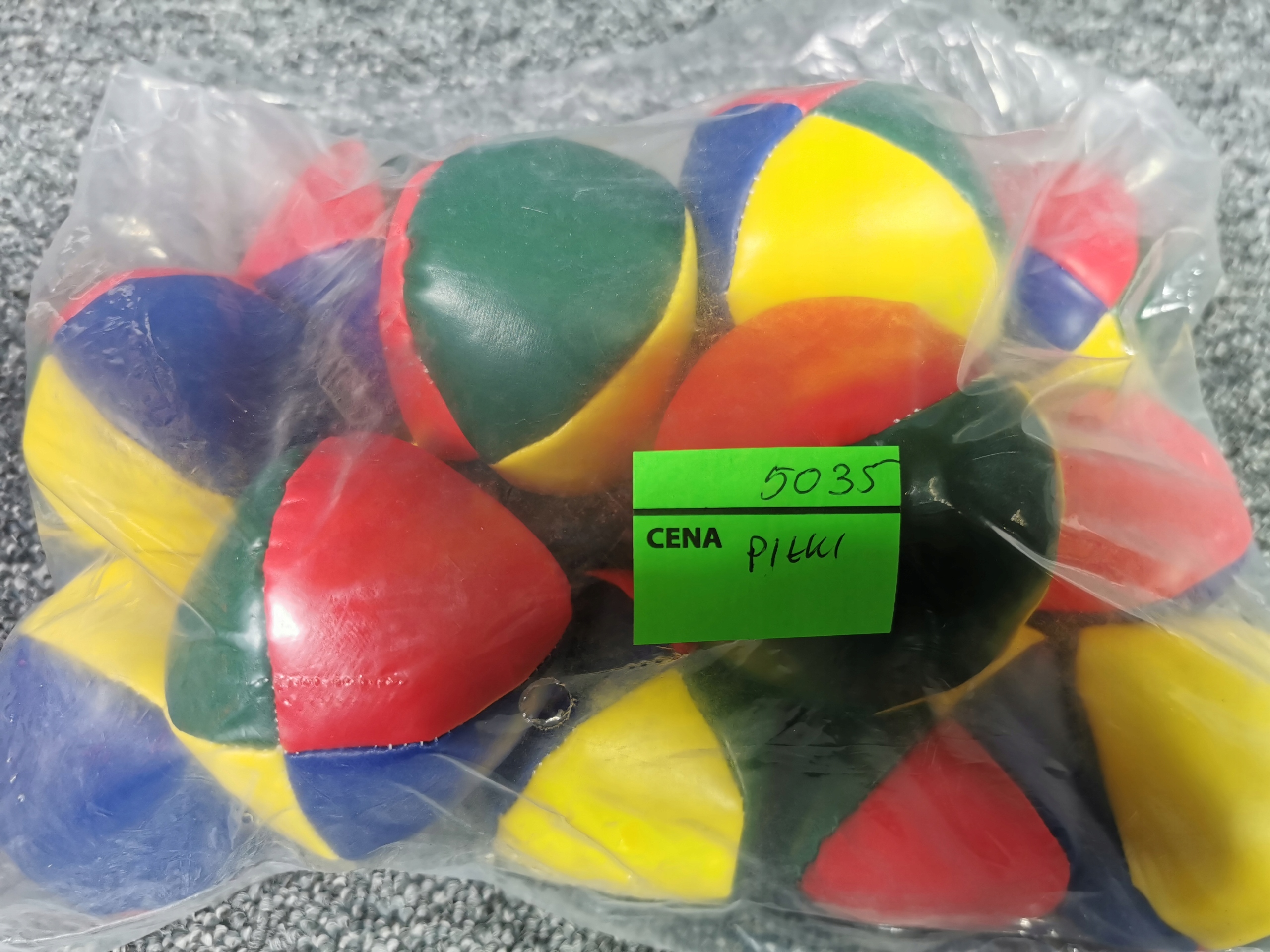 3 kawałki PIŁKA PIŁECZKA DO ŻONGLOWANIA Model PIŁKA