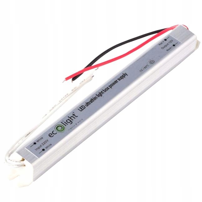 ZASILACZ MEBLOWY SLIM do LED IP20 12V DC 2A 24W