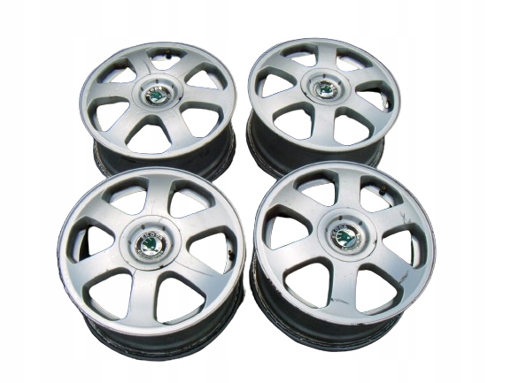 SKODA OCTAVIA 1 I FELGI ALU - KOMPLET FELG ALUMINIOWYCH 5x100 6.5x15 ET43
