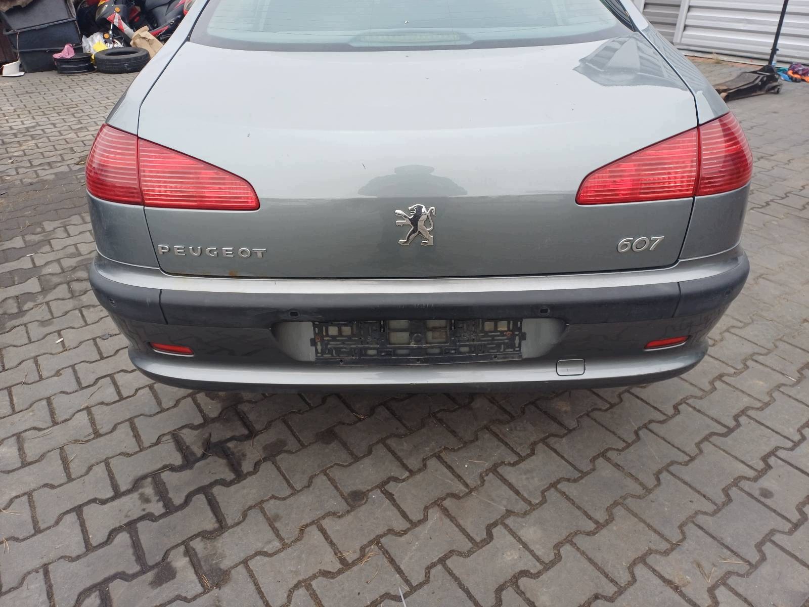 complete rear part PEUGEOT 607 and EZDC trunk door bumper lights