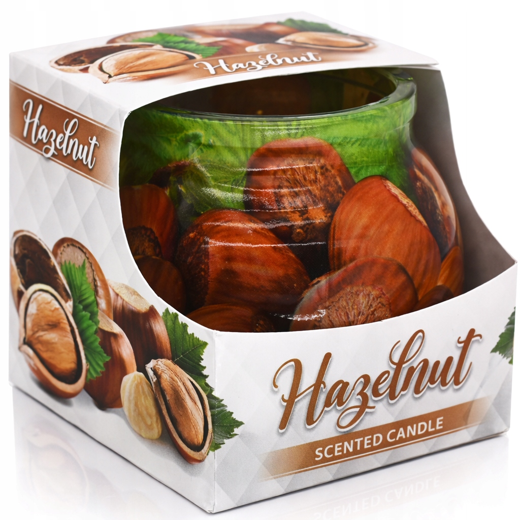 Świeca zapachowa parafinowa Miral 80 g HAZELNUT Orzech laskowy