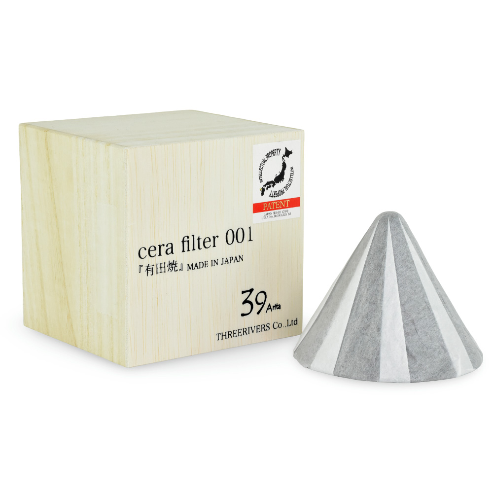Japonský keramický dripper 39 Arita Cera Filter 9 cm