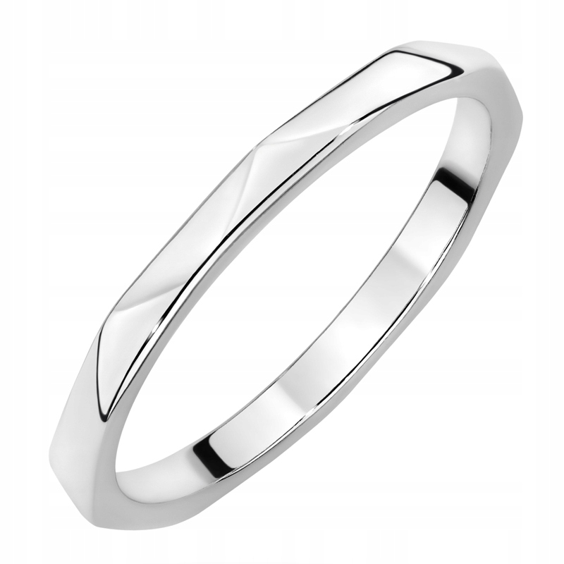 Stříbrný Prstýnek ryzost 925 Geometrický Minimalistický vel. 18
