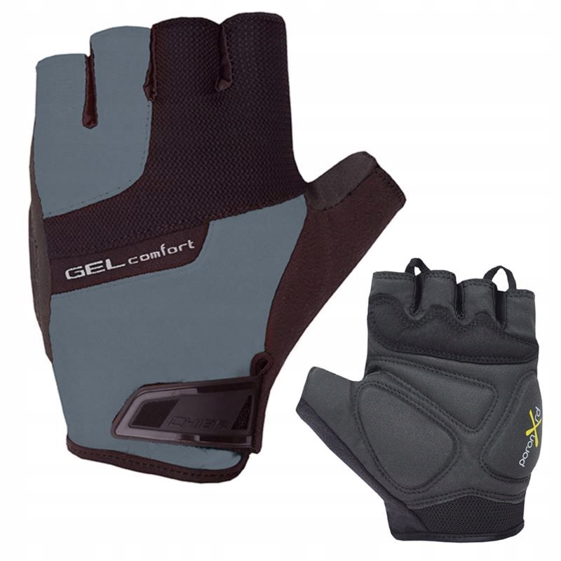 Rękawiczki rowerowe Chiba Gel Comfort M szare
