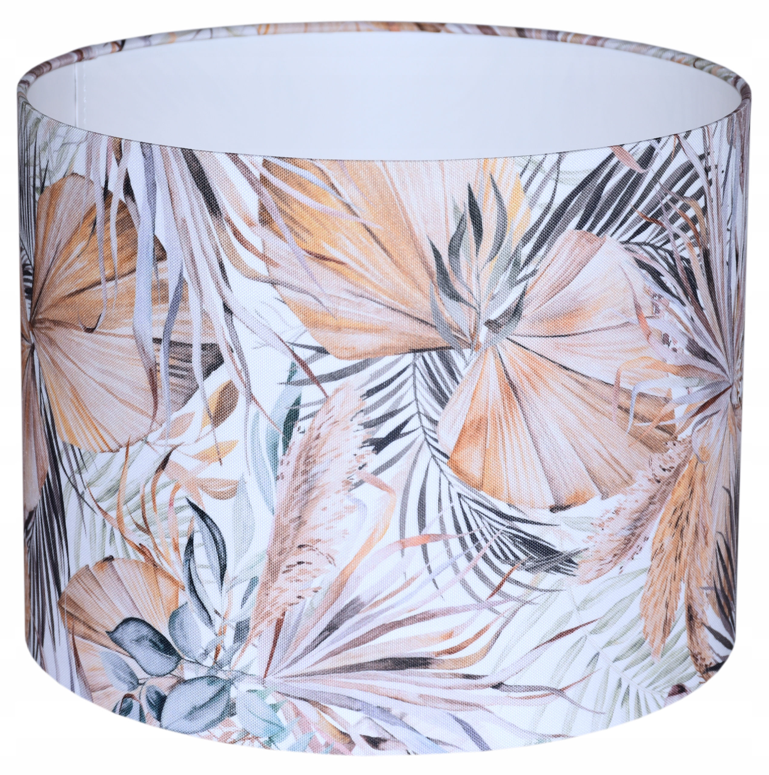 Boho Listy Abažur E27 Zavinovací Okraje válec stínidlo na lampu 25 cm Primavera