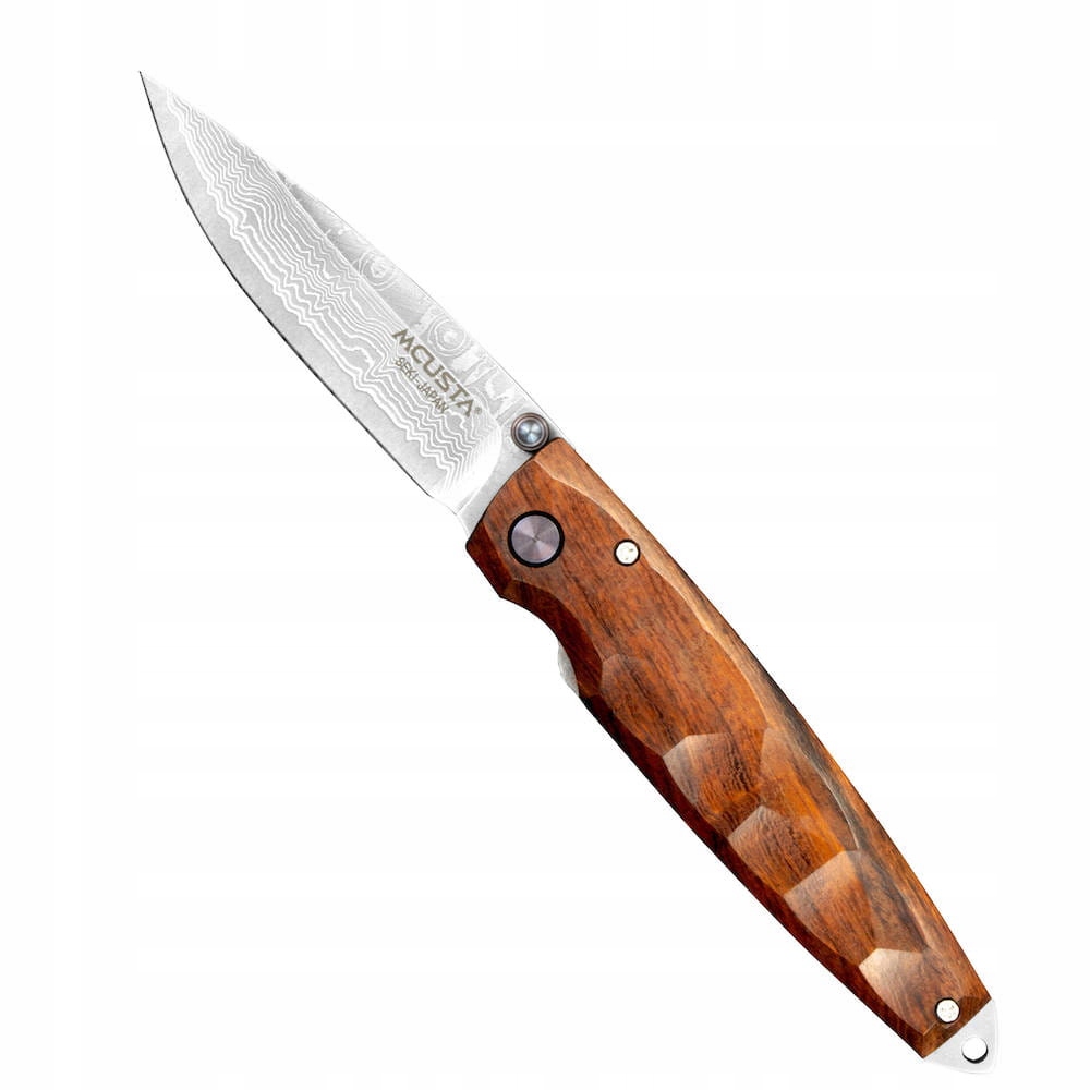Mcusta Zanmai Shinra Emotion 2 Iron Wood Damascus Japonský Nůž 6 cm