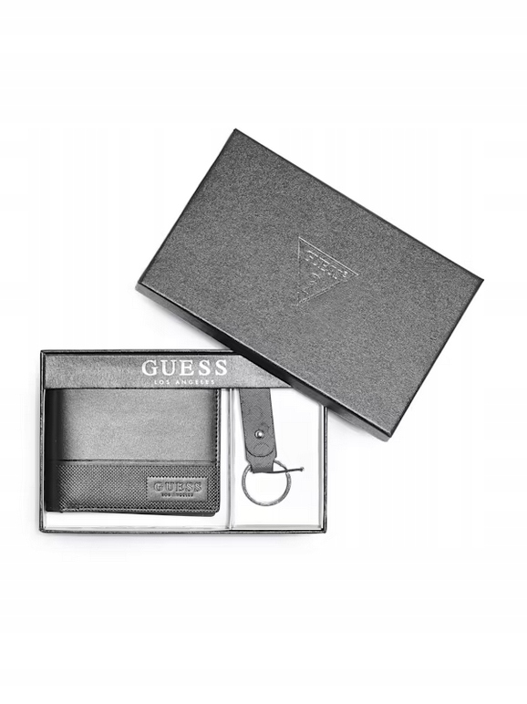 Guess pánská peněženka a přívěšek na klíček Bifold