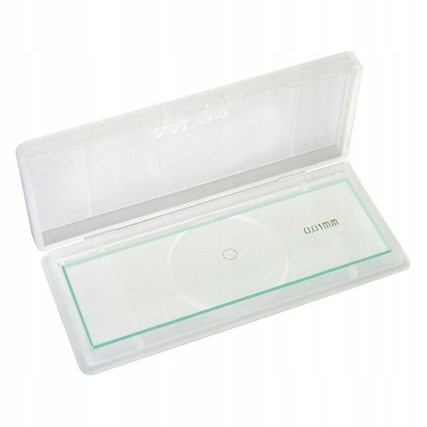 Szkiełko mikrometryczne Bresser z podziałką 1/100mm