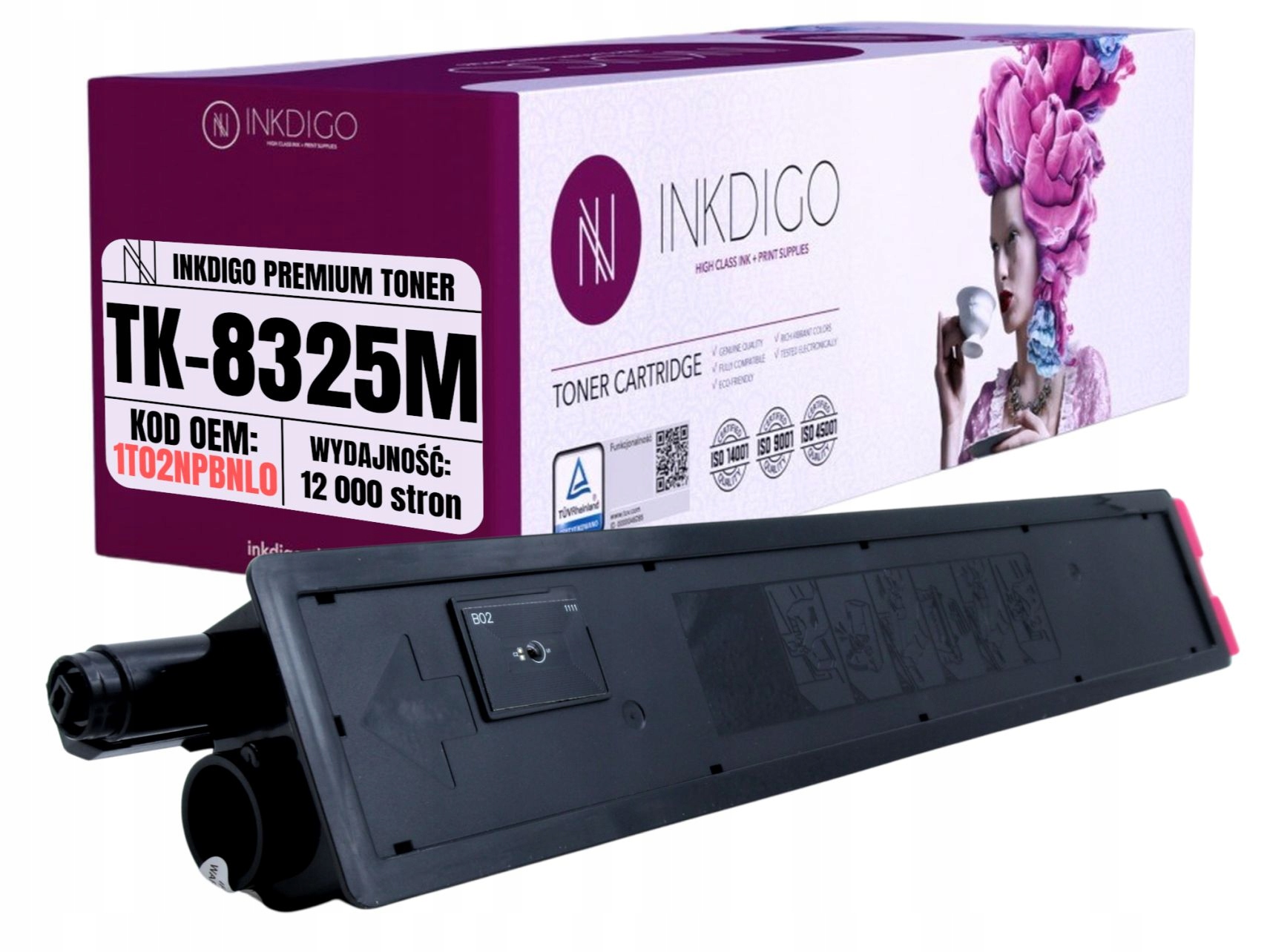 Toner pro tiskárny Kyocera TASKalfa 2551ci, náhrada TK8325M 1T02NPBNL0