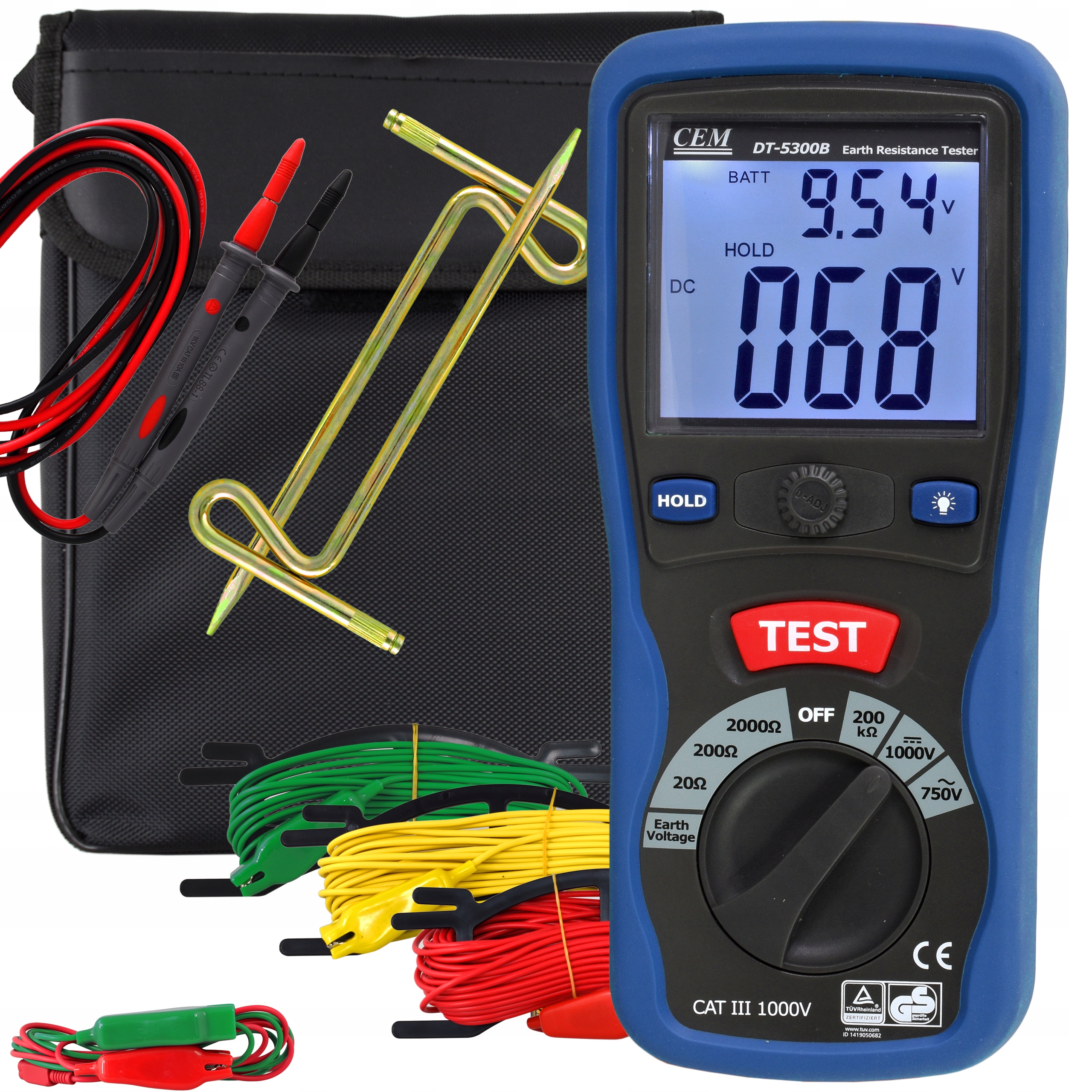 Merač Odporu Uzemnenia Cem DT-5300B