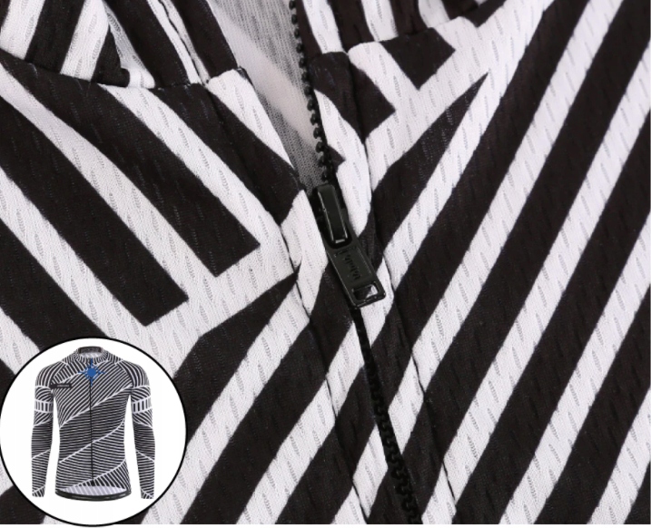 BLUZKA ROWEROWA Z DŁUGIM RĘKAWEM NA ROWER MĘSKA Rozmiar 4XL