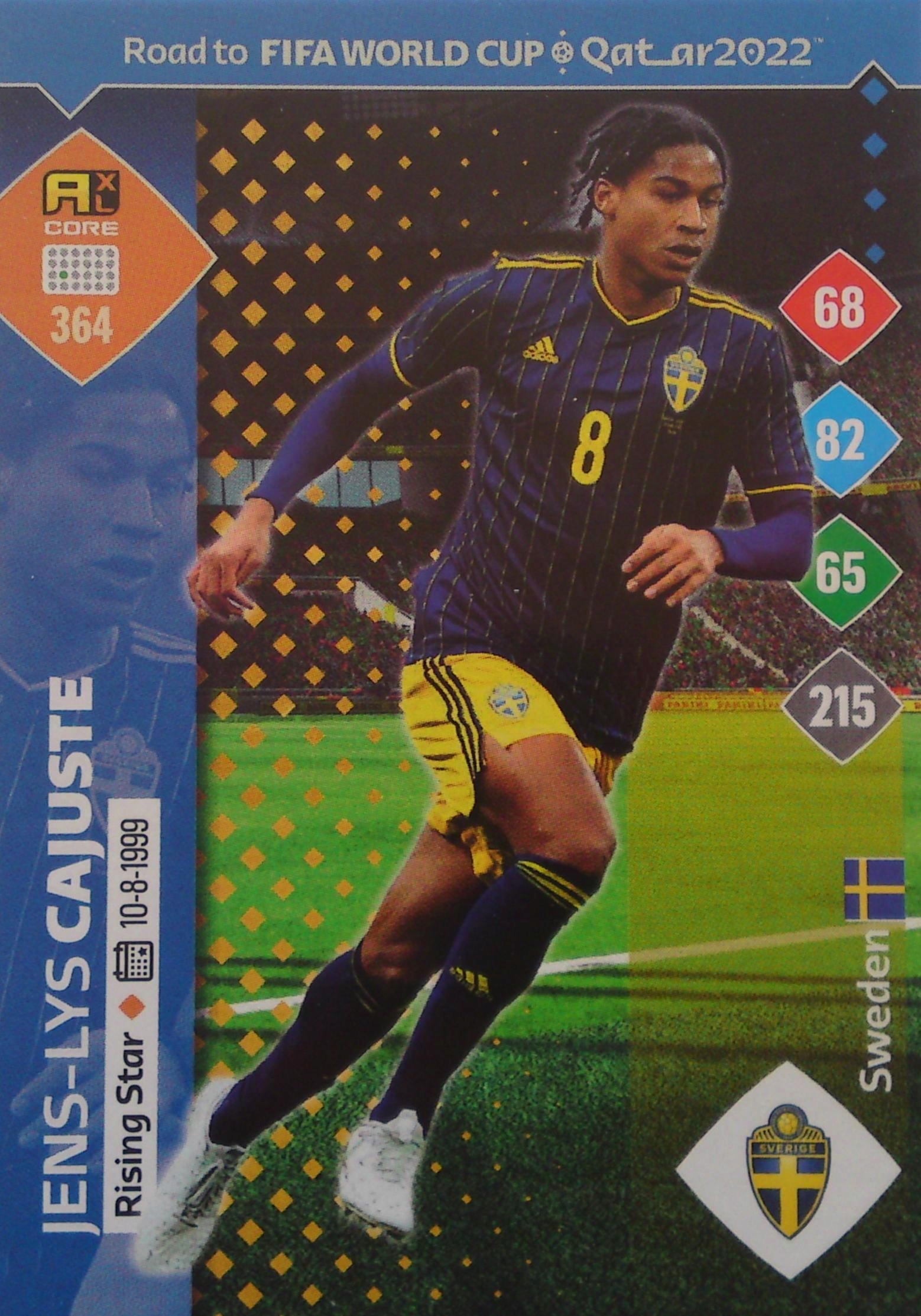 Panini Road Fifa World Qatar 2022 Rising Star Jens-Lys Cajuste 364