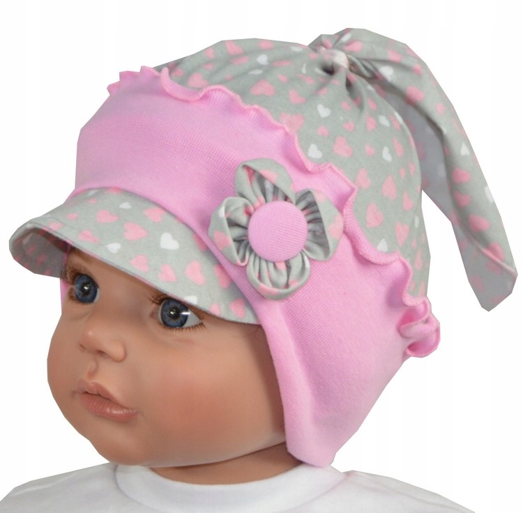 

chusta Asia 3-9m 40-45cm serca róż