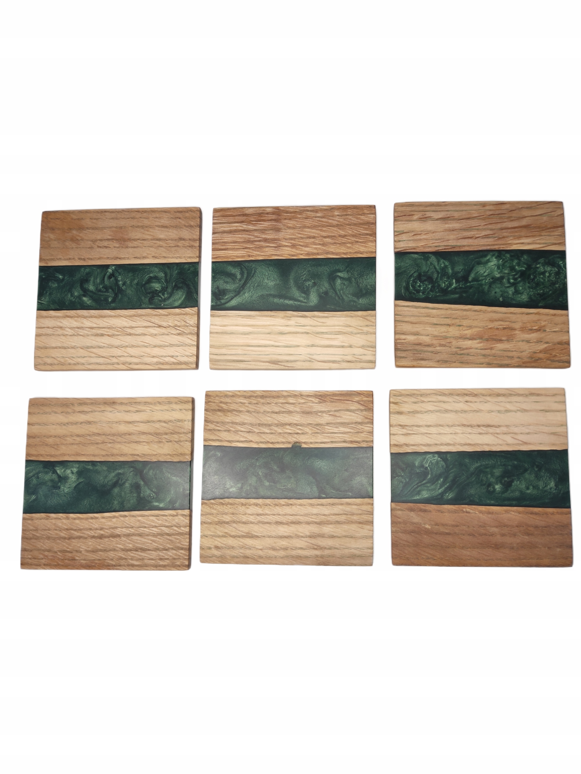 Elegantní podtácky pod lahvový hrnek zeleň