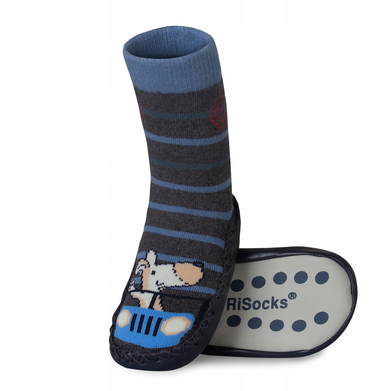 

Skarpetki Z Podeszwą Ekoskóra Chłopięce 80-86