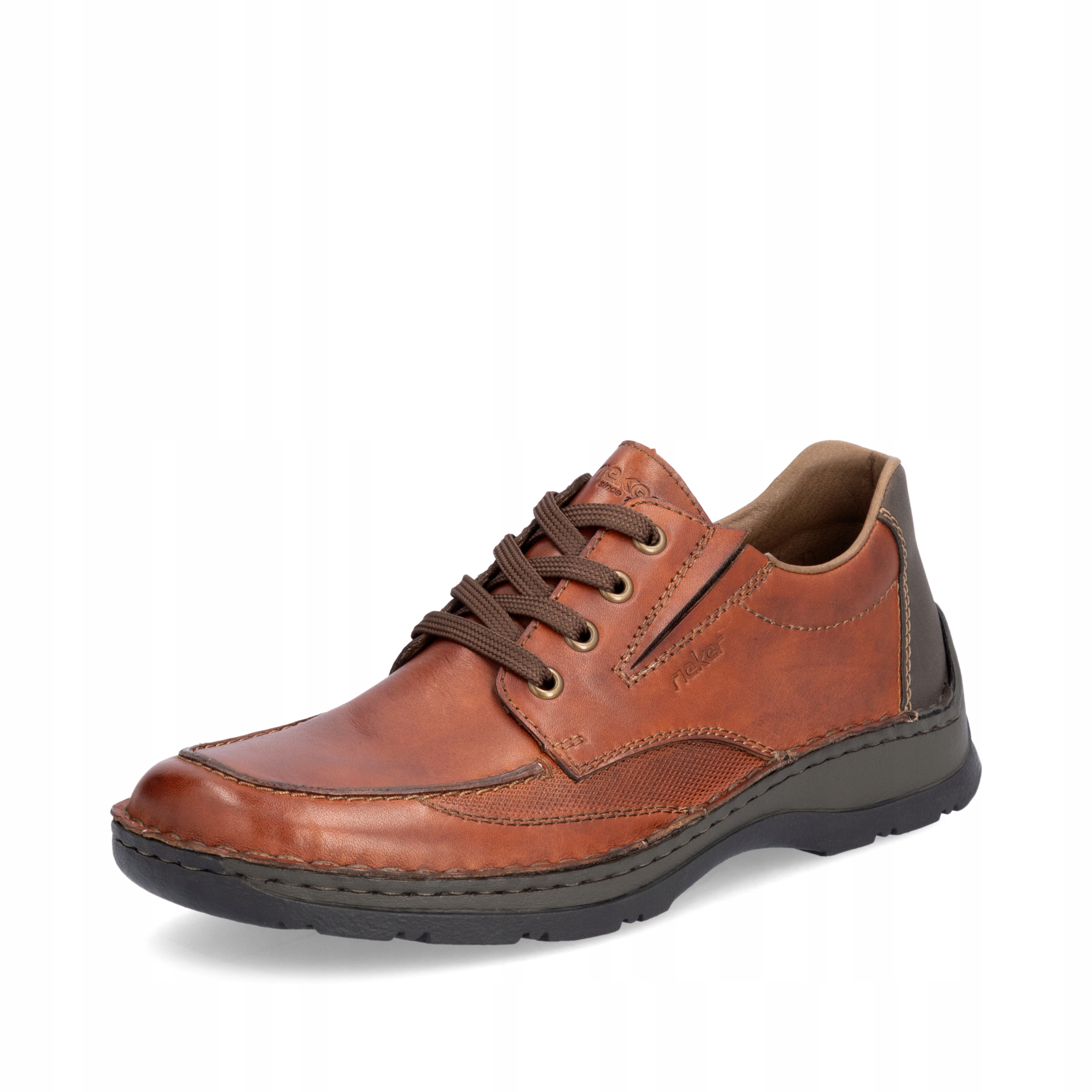 Rieker Antistress Pánské Kožené Polobotky Hnědé 05315-24 vel. 41