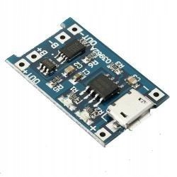 

Ładowarka ogniw TP4056 z zabezpieczeniem micro Usb