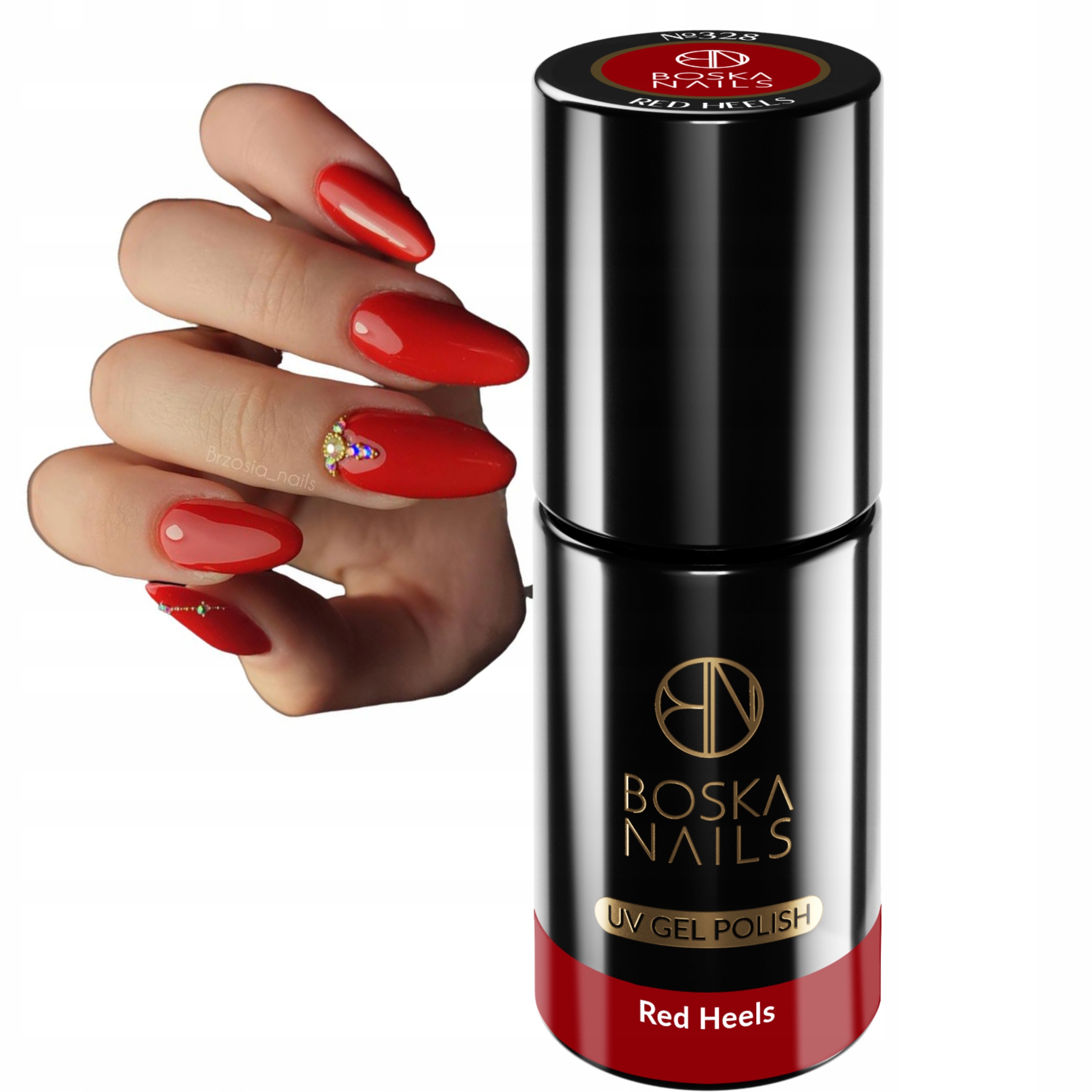 

Lakier Hybrydowy Soczysta Czerwień Boska Nails 6ML