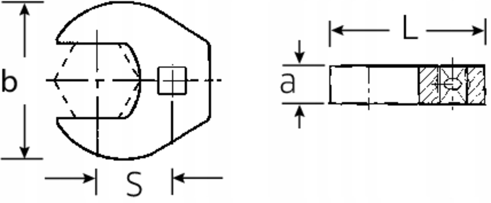 Klucz pazurowy 1/2" rozmiar 2 3/16" płaski HEAVY DUTY STAHLWILLE Marka Stahlwille