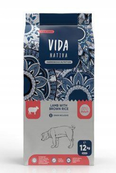 Kraftia Vida Nativa Dog Adult M/L Lamb & Rice 12kg
