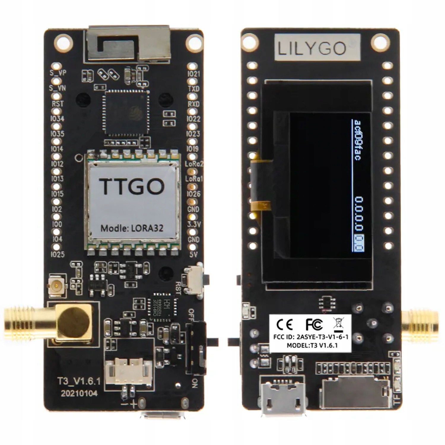 Sterownik Elektroweb ESP32 LilyGO LoRa32 Disaster Radio LoRa SX1278