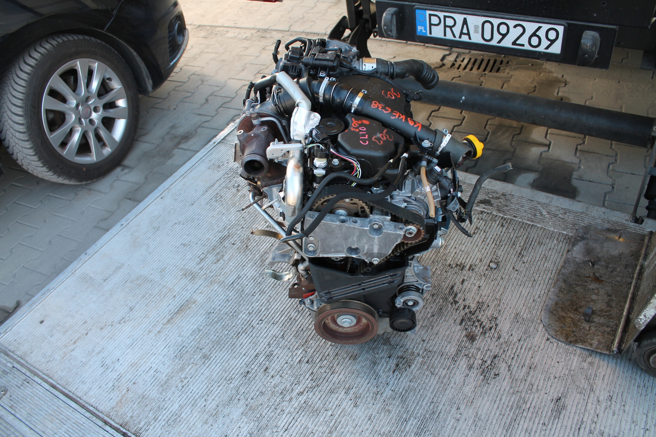 engine complete RENAULT 1,5 DCI K9KE638 30 TYSKM
