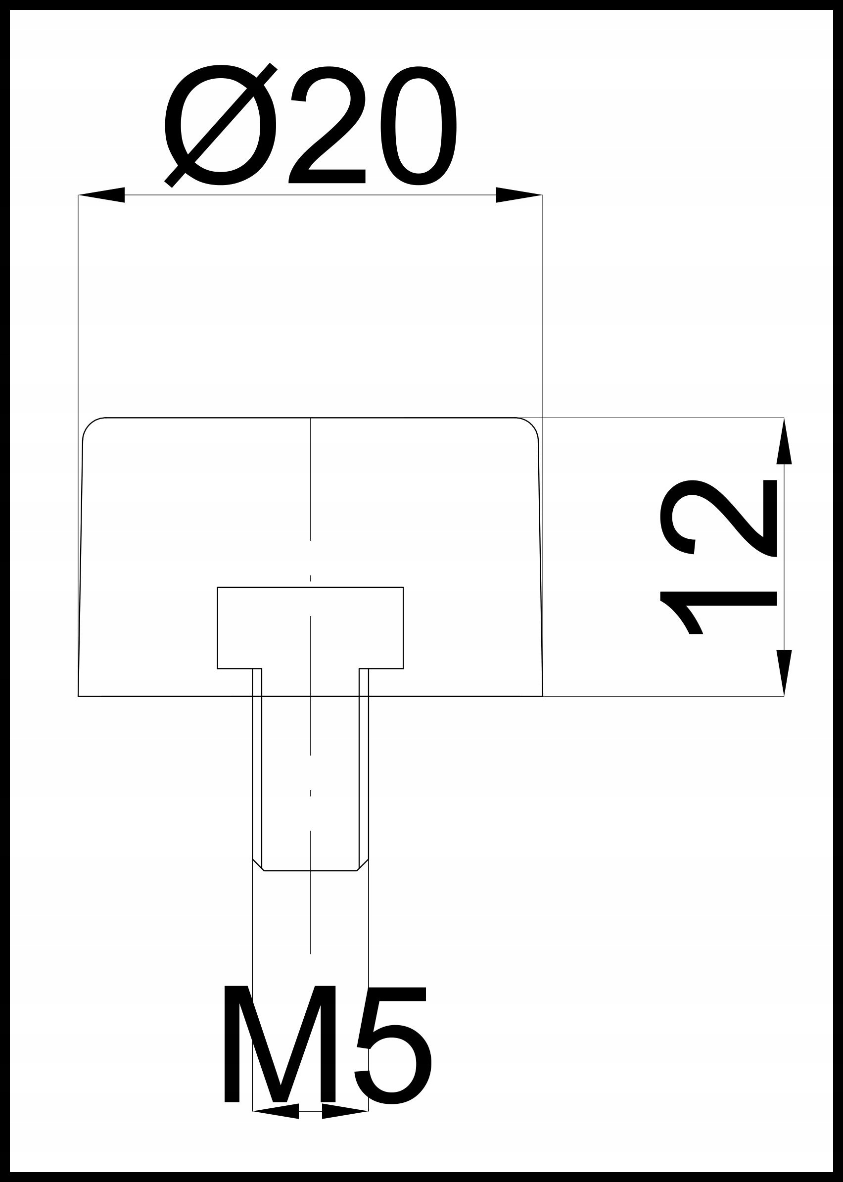 Wibroizolator/odbojnik odbój/zderzak/stopka PU M5 EAN (GTIN) 5903636510811