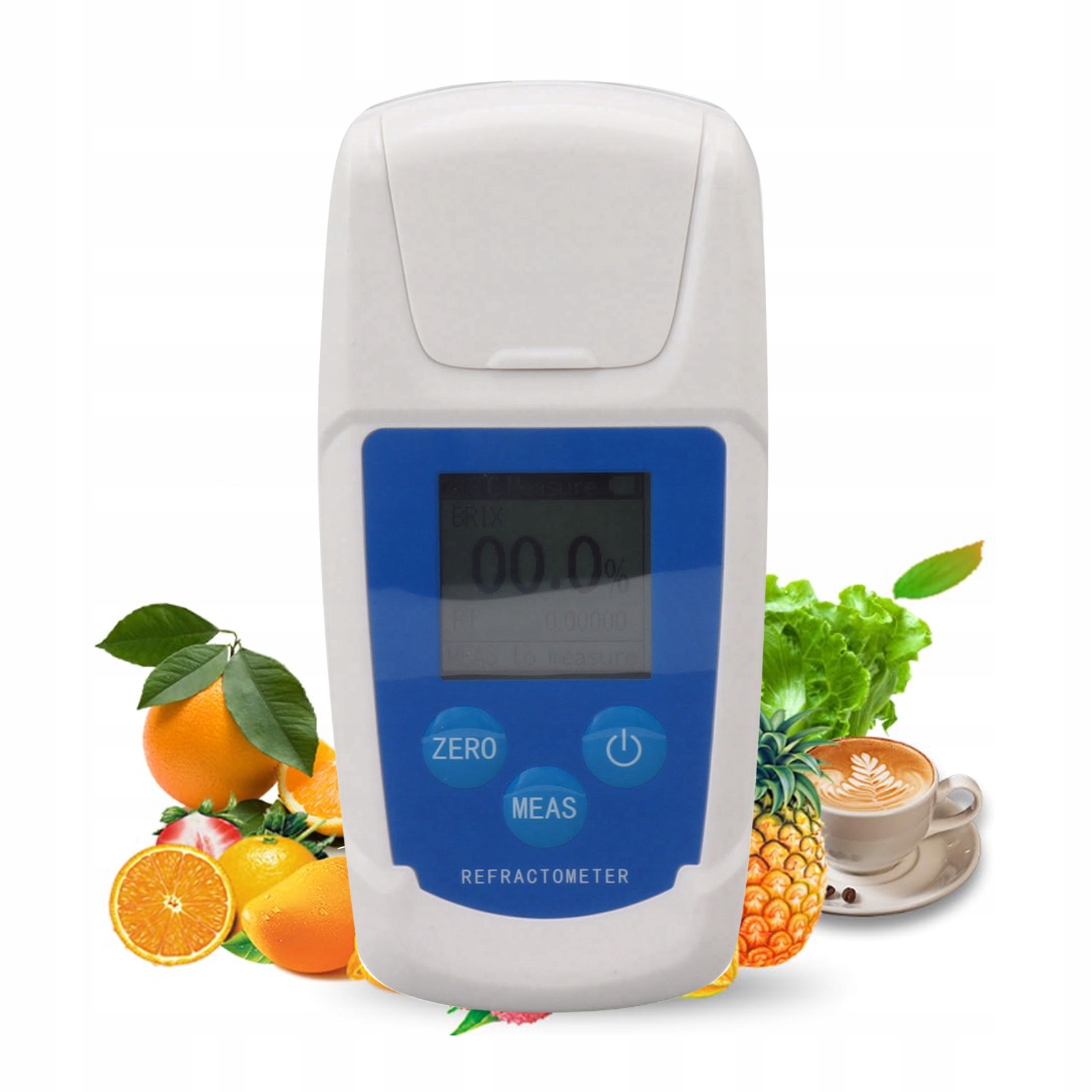Digitální Refraktometr, Cukroměr, Měřič Cukru Na Stupnici Brix 0-55%