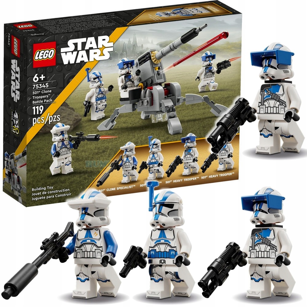 

Lego 75345 Szturmowcy Żołnierze Klony 4 Figurki