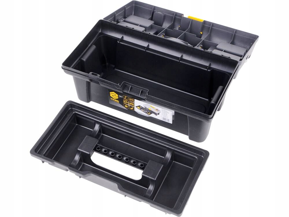 SKRZYNKA NARZĘDZIOWA PLASTIKOWA PR-16'' NA NARZĘDZIA VOREL Długość 120 cm