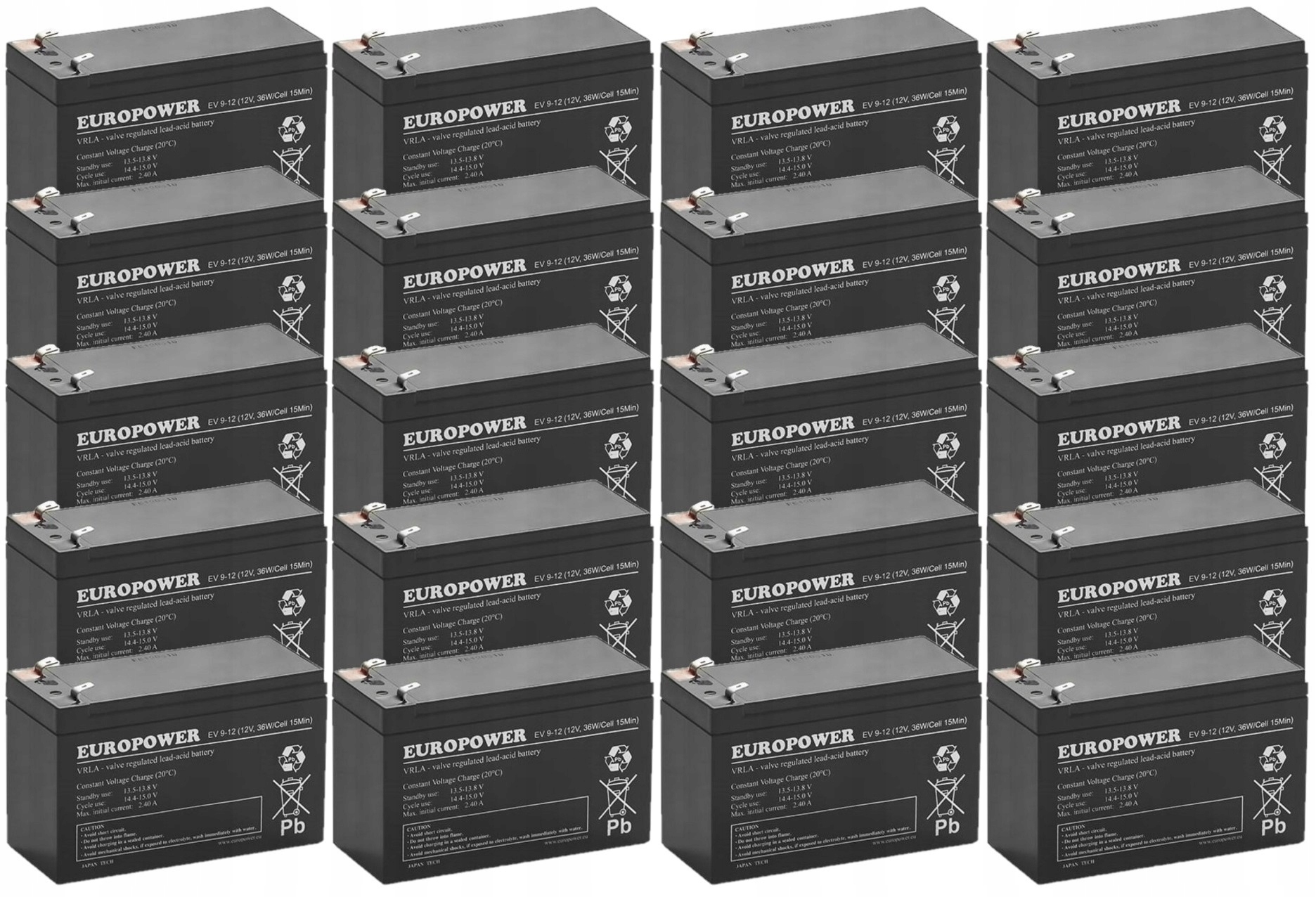 SYMMETRA 5 ZESTAW AKUMULATORÓW DO UPS 20x EV 9-12