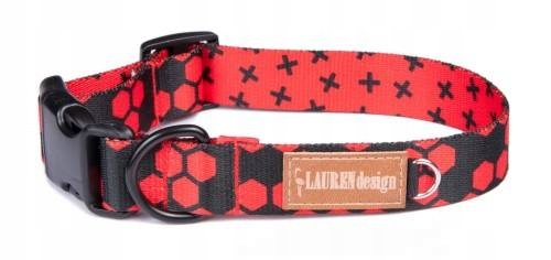 

Lauren Obroża z klamrą M heksagon