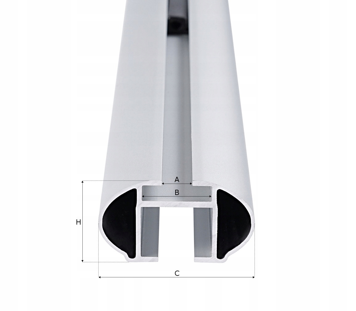 Bagażnik bazowy na relingi do BMW X1 F48 2015-2019 Kolor srebrny