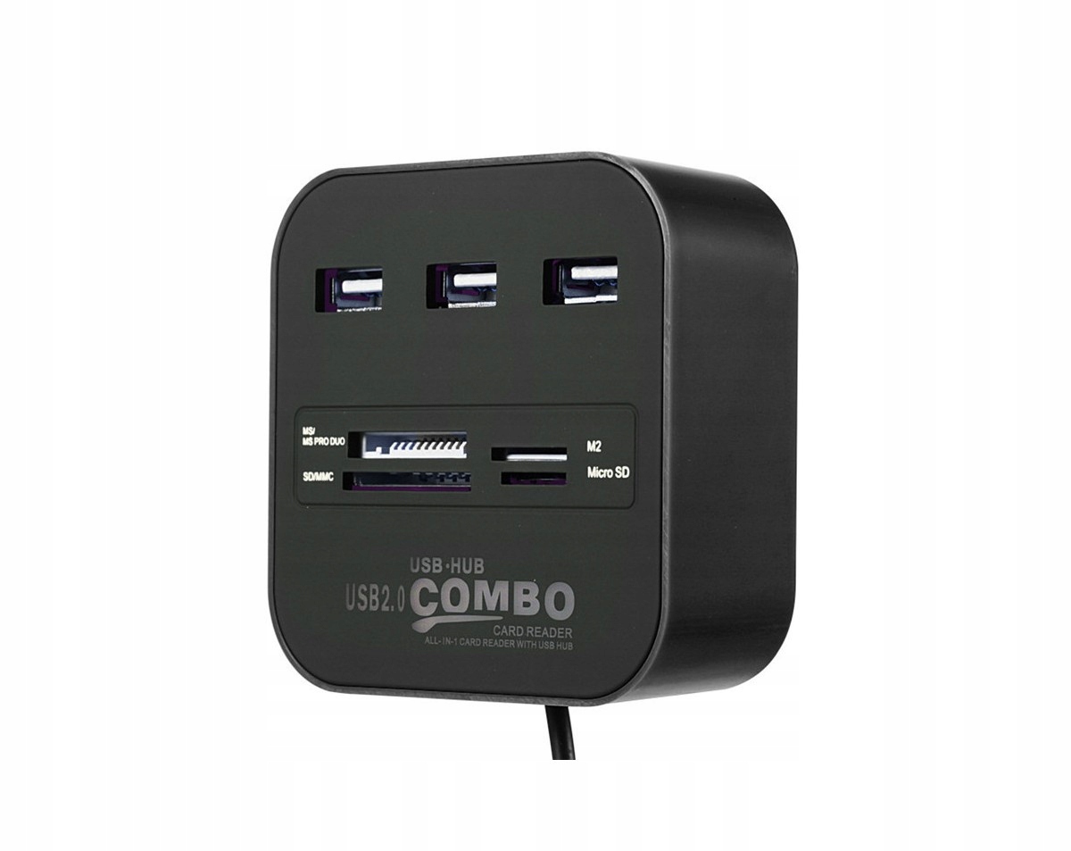 

Hub Usb +czytnik kart micro Sd Ms jak Ikea Klockis